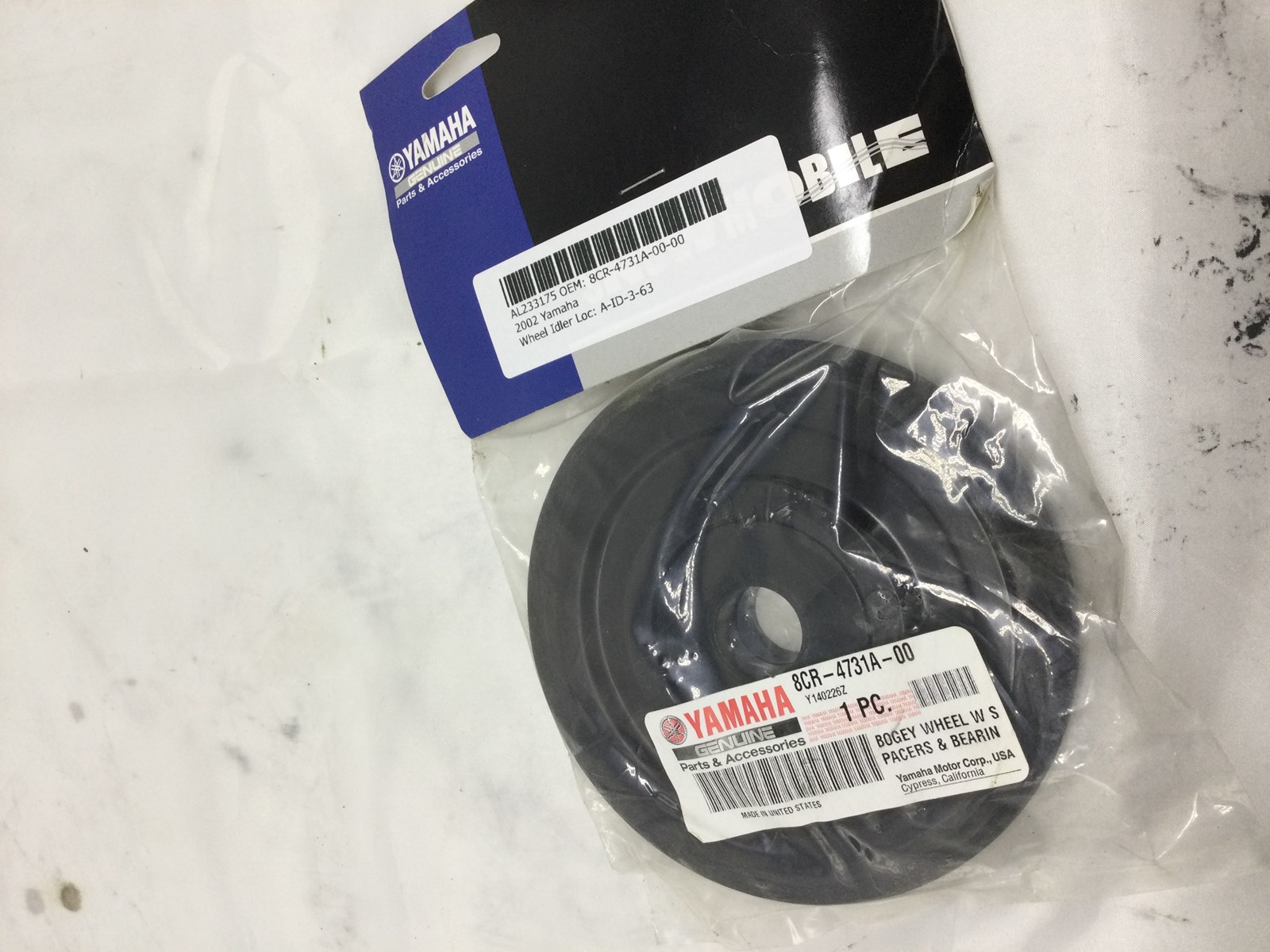 2002 Yamaha New Idler Wheel - SEE COMMENTS FOR REPLACEMENT - Image 3