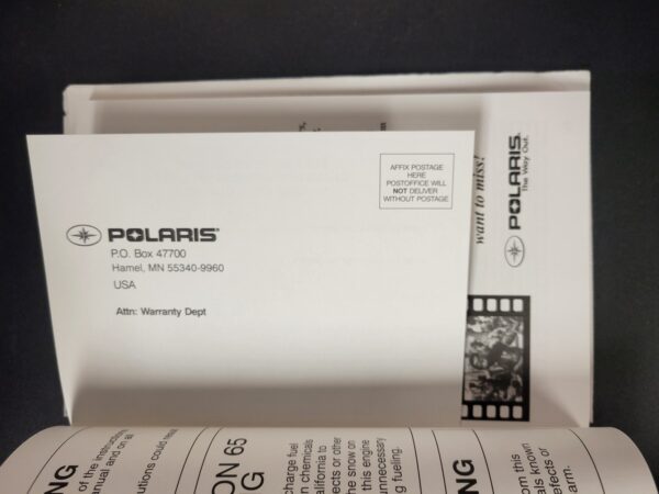 2005 Polaris Owner's Manual - Image 2