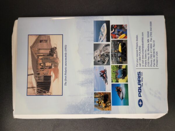2005 Polaris Owner's Manual - Image 4