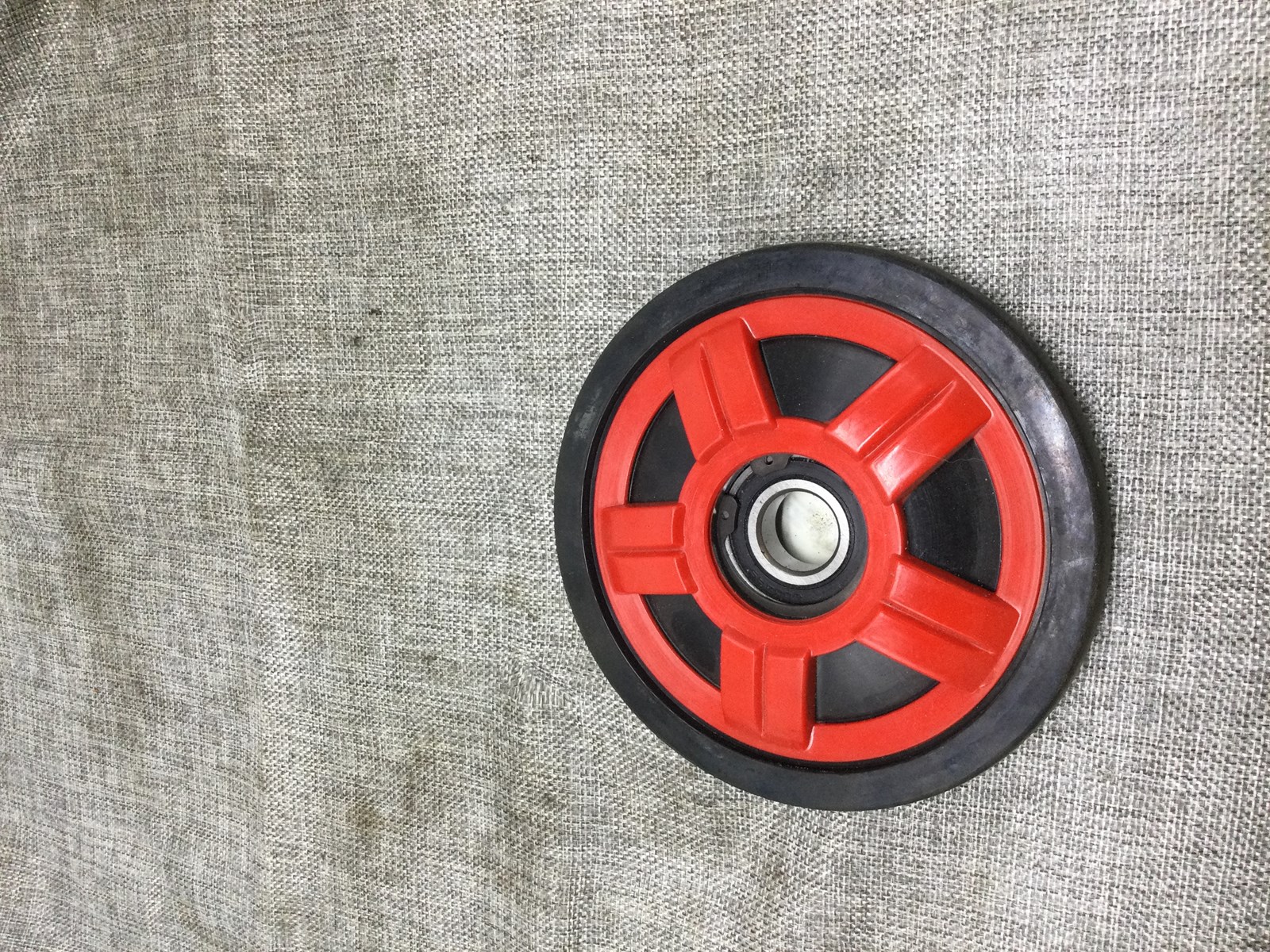 2006 Ski-Doo IDLER WHEEL 141 mm / 5.550" RED W/ 6004-2RS BEARING - Image 2