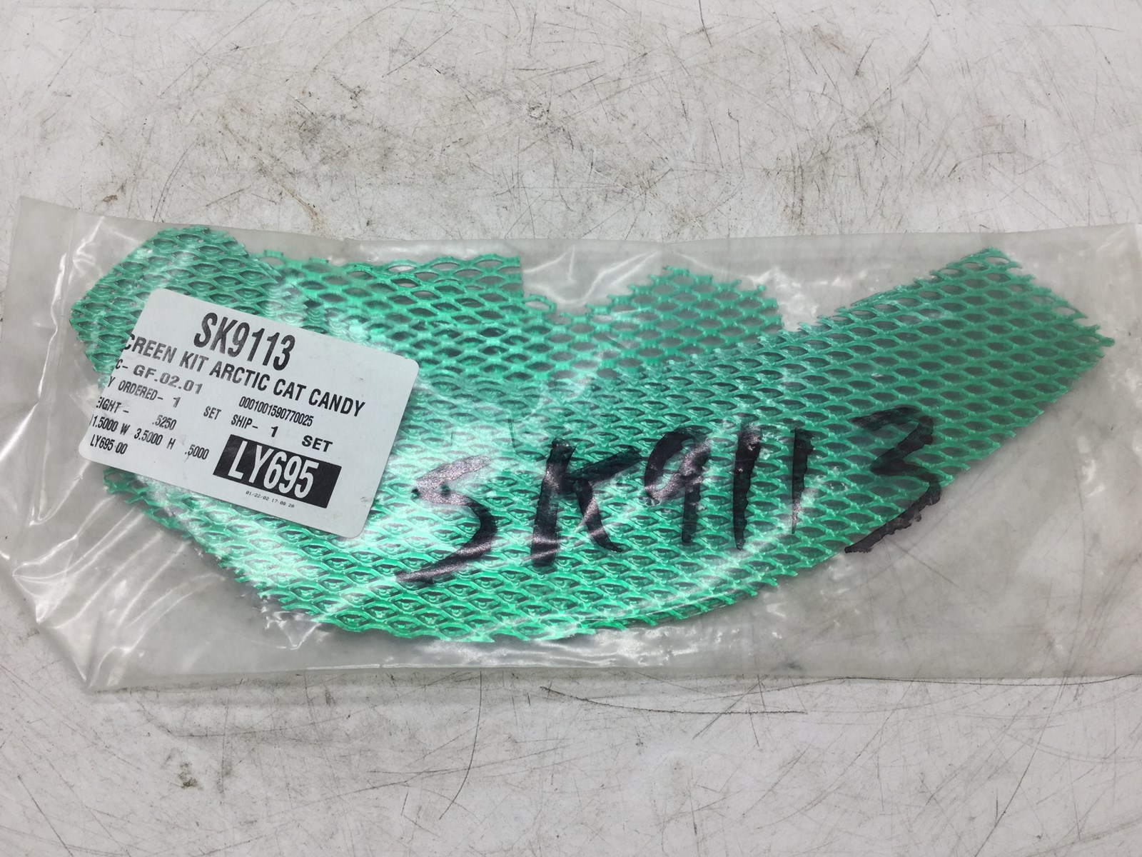 2003 Arctic Cat Hood Screen Kit Green - Image 2