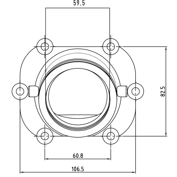 2005 Polaris New Carburetor Mounting Flange - Image 3