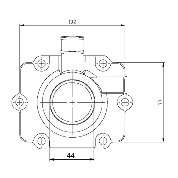 New Carburetor Mounting Flange - Image 3