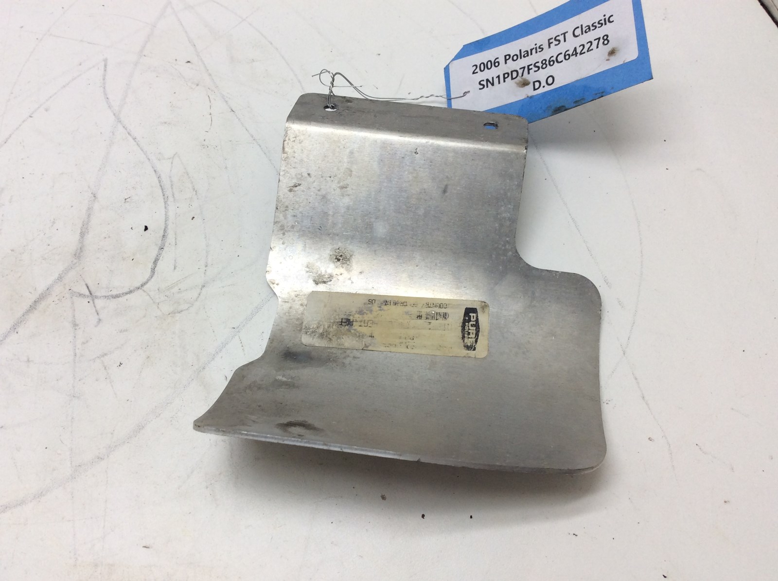 2006 Polaris Alternator Heat Shield - Image 3
