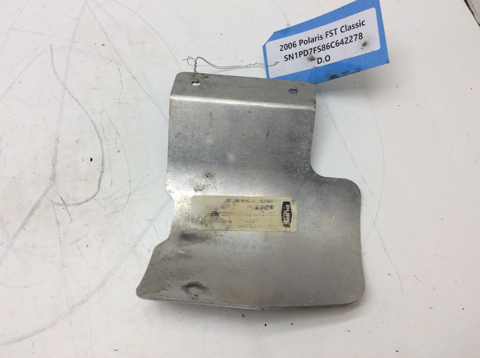 2006 Polaris Alternator Heat Shield - Image 4