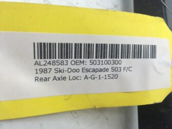 1987 Ski-Doo Rear Axle