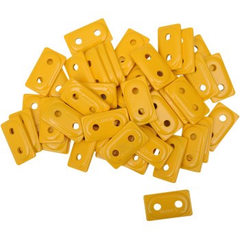 DOUBLE DIGGER ALUMINUM SUPPORT PLATE 5/16" YELLOW - 28 PCS - Image 2
