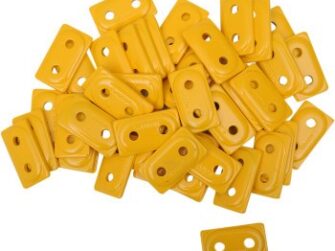 DOUBLE DIGGER ALUMINUM SUPPORT PLATE 5/16" YELLOW - 28 PCS
