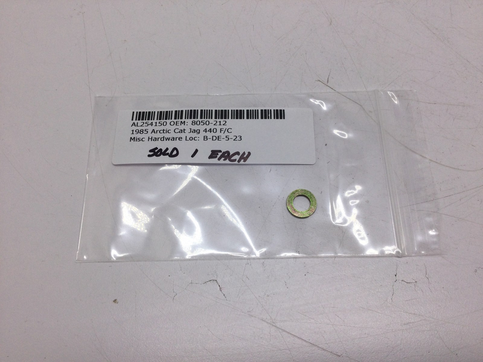 WASHER,FLAT- 1/4 X .500 X .063