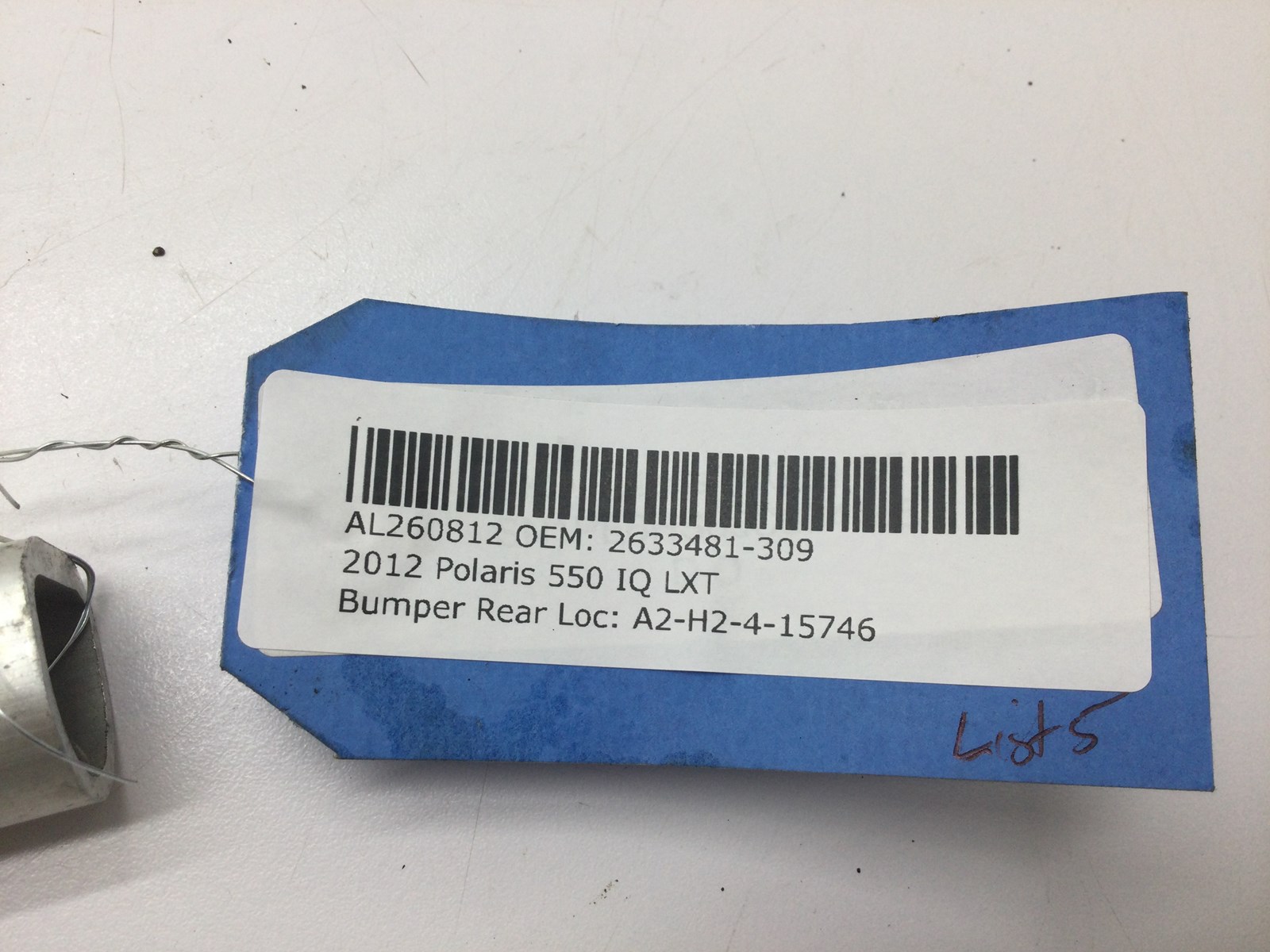 2012 Polaris Rear Bumper - Image 5