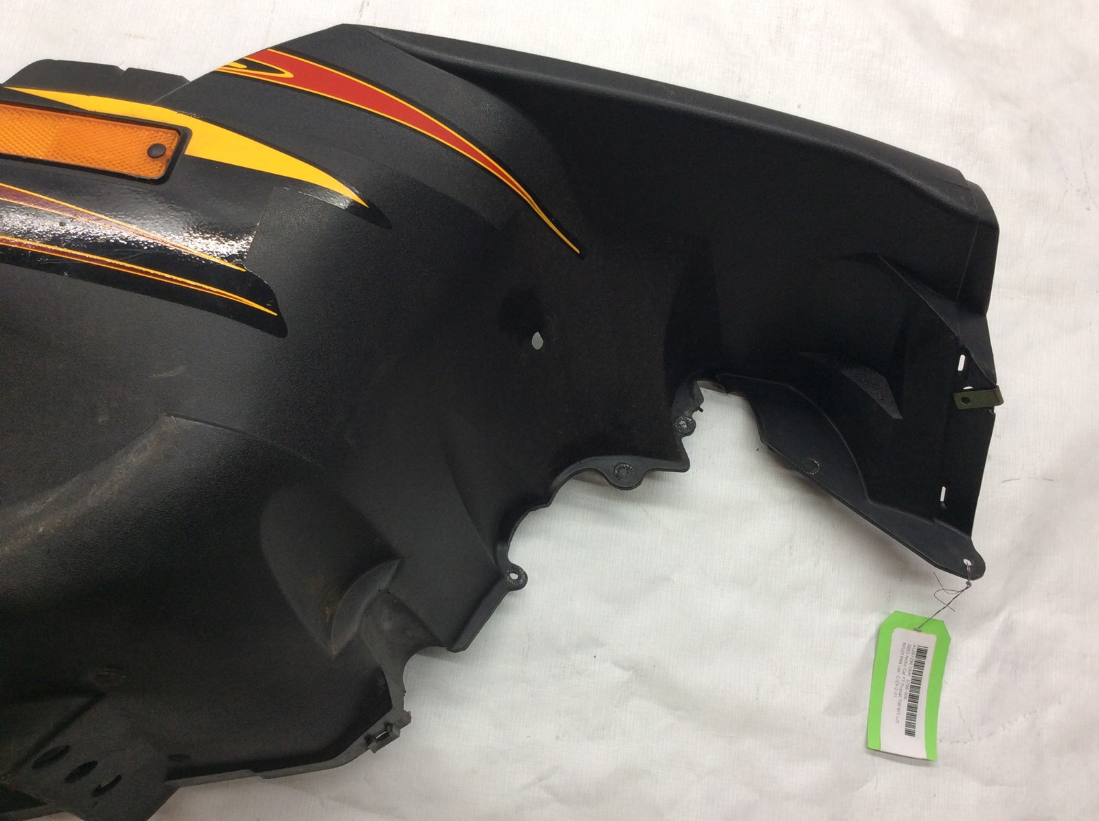 2003 Arctic Cat Used Black Right Belly Pan - Replaced by # 2606-646 - SEE COMMENTS - Image 2