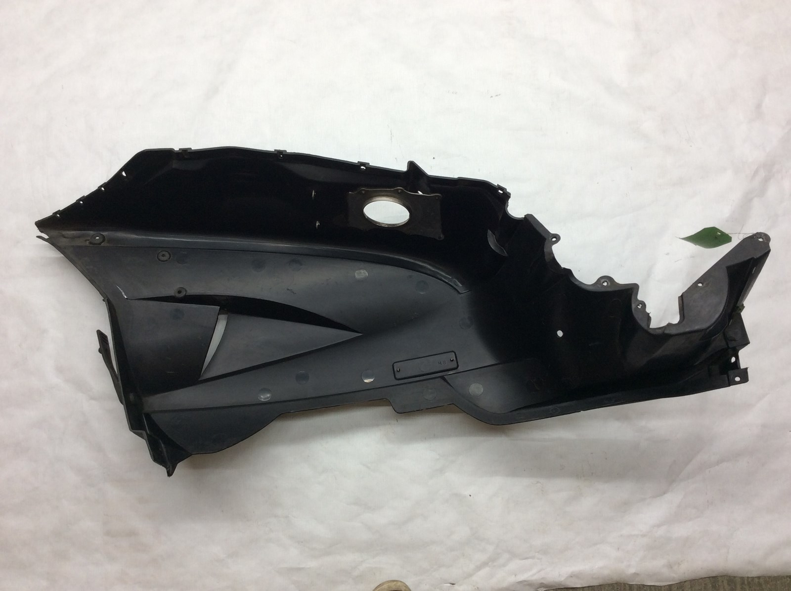 2003 Arctic Cat Used Black Right Belly Pan - Replaced by # 2606-646 - SEE COMMENTS - Image 3