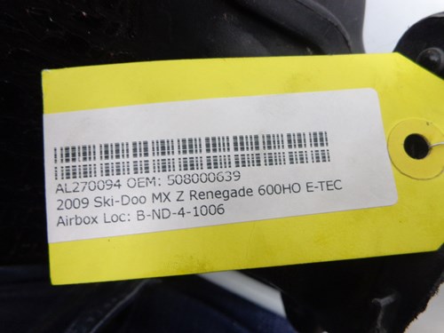 2009 Ski-Doo Primary Airbox - Image 5