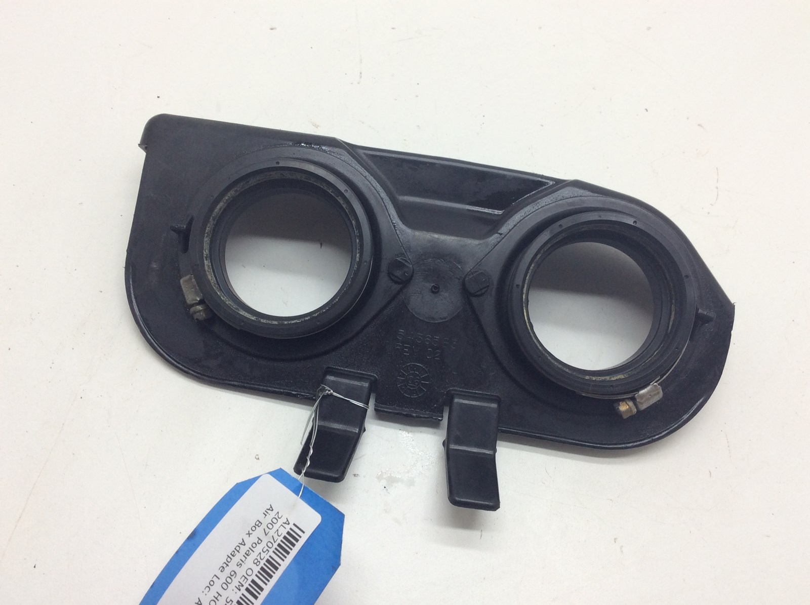 2007 Polaris Airbox Adapter Plate w/ Carb Adapters - Image 2