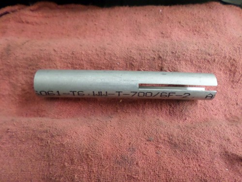 2004 Polaris tunnel reinforcement tube - front