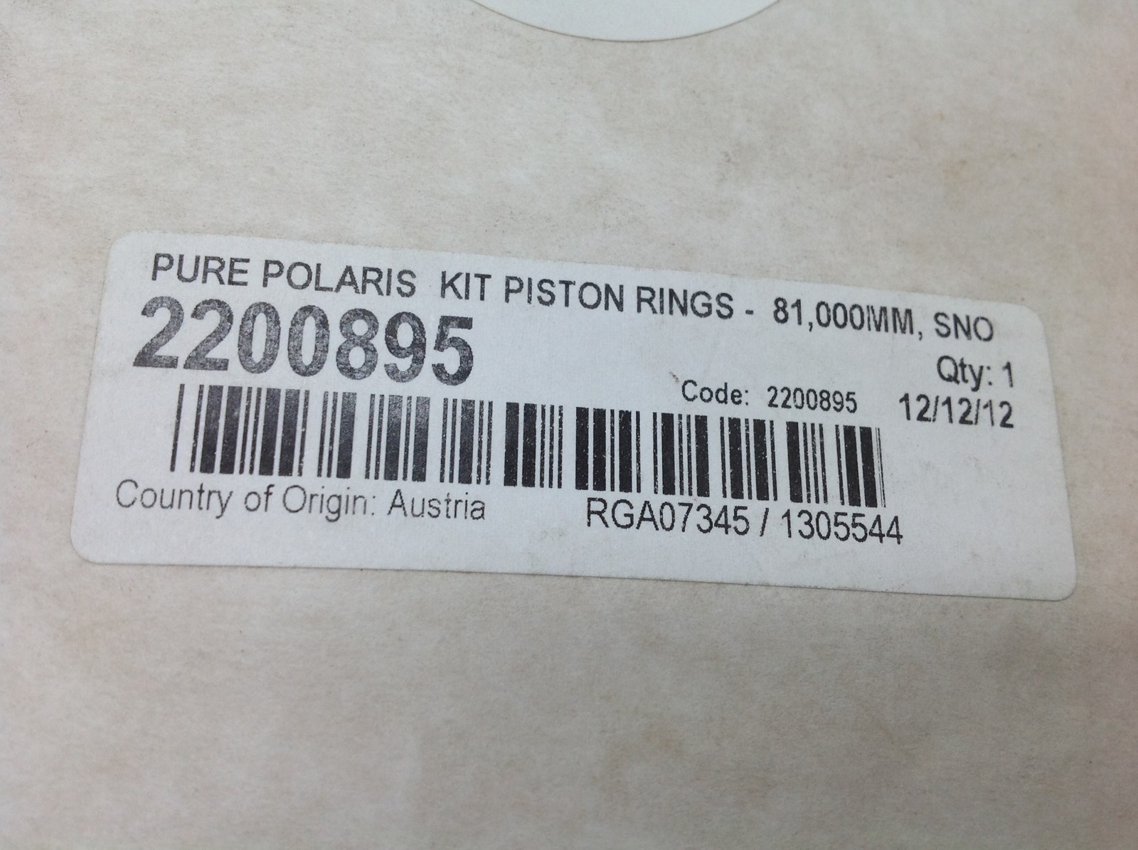 1999 Polaris rings - set of 2 - Image 3