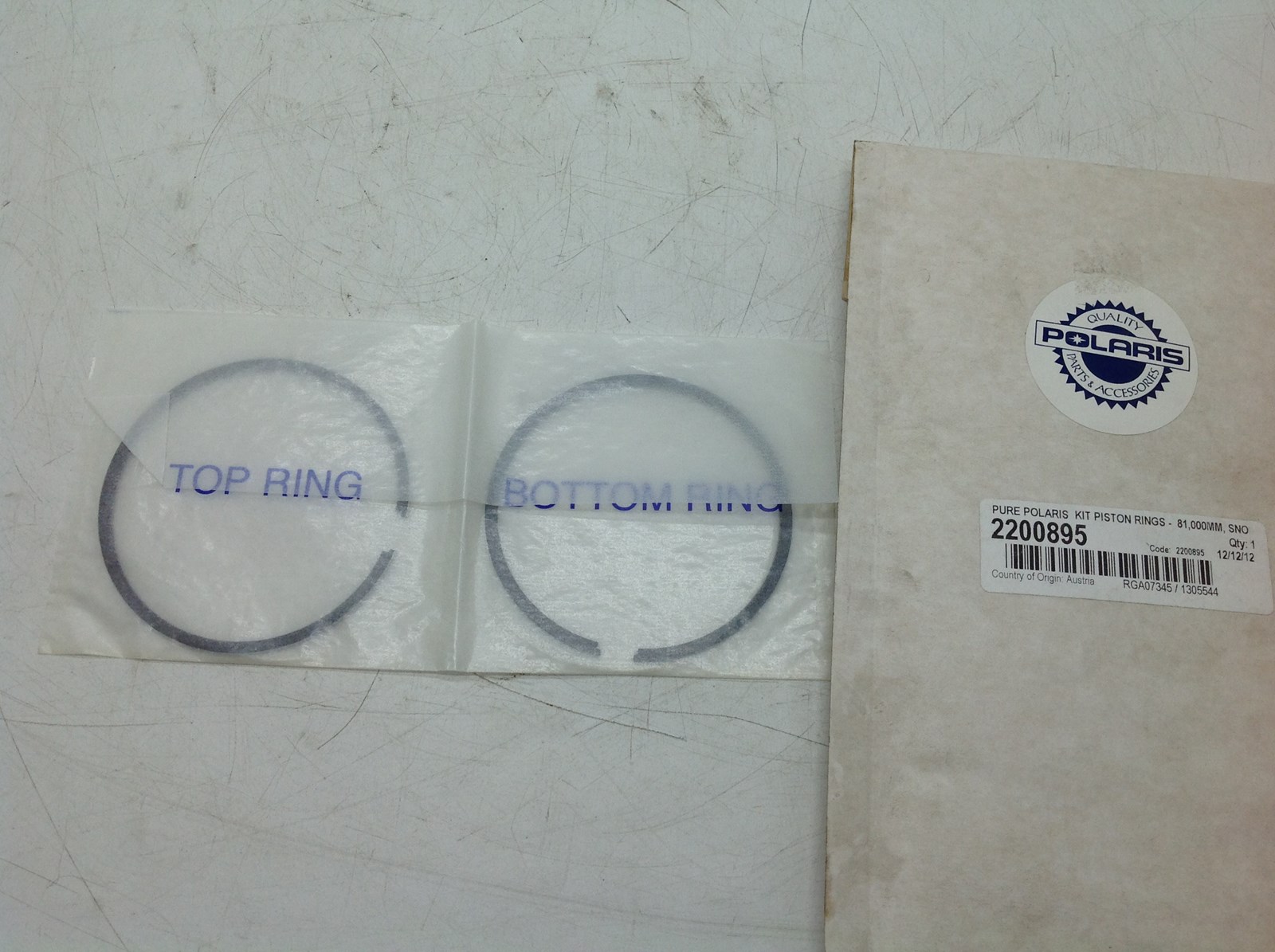 1999 Polaris rings - set of 2