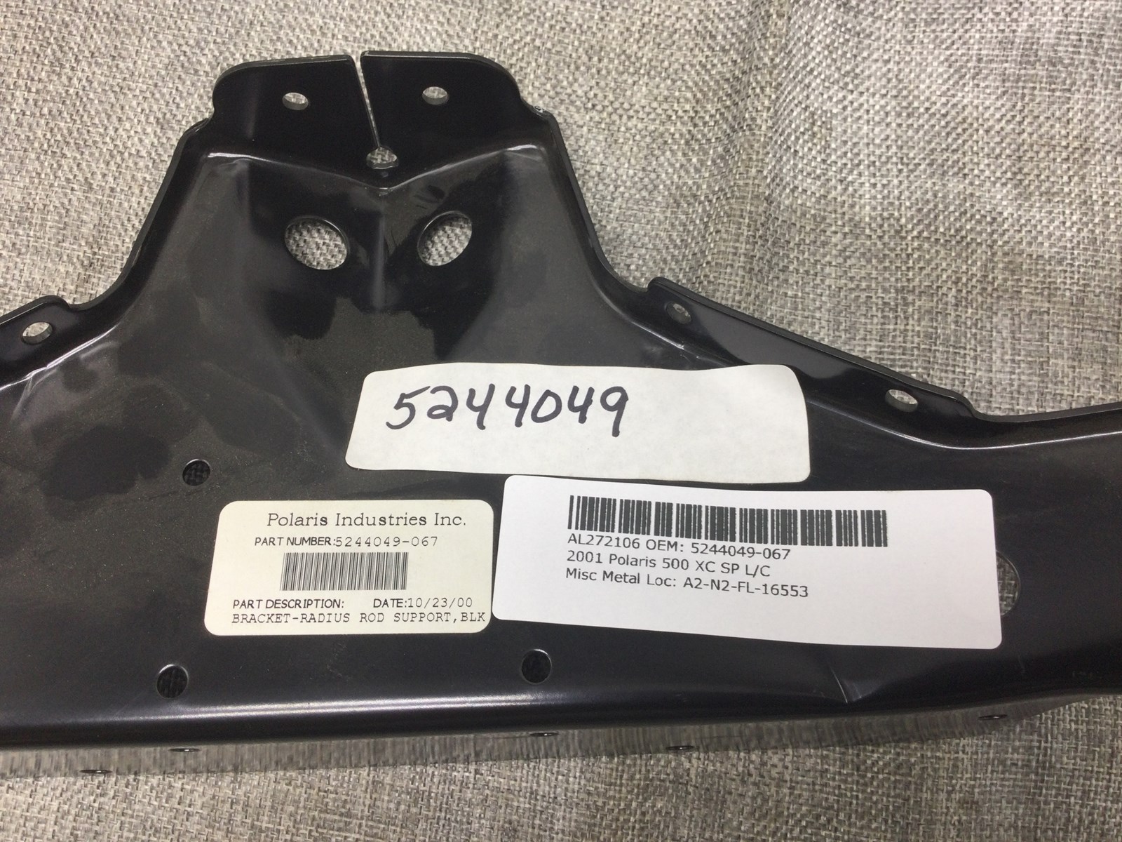 2001 Polaris Radius Rod Support Bracket - Image 3