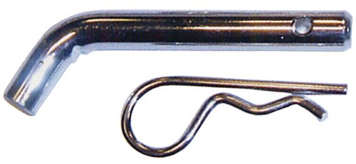 CHROME PLATED 1/2" RECEIVER PIN AND CLIP