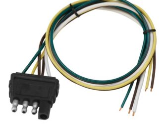 WESBAR 4 WAY FLAT 18" TRAILER END WISHBONE HARNESS