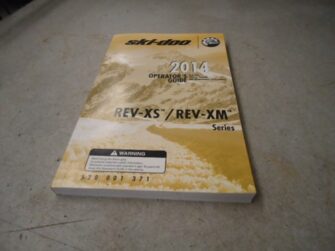 2014 Ski-Doo Rev-XS/Rev-XM Operator's Manual