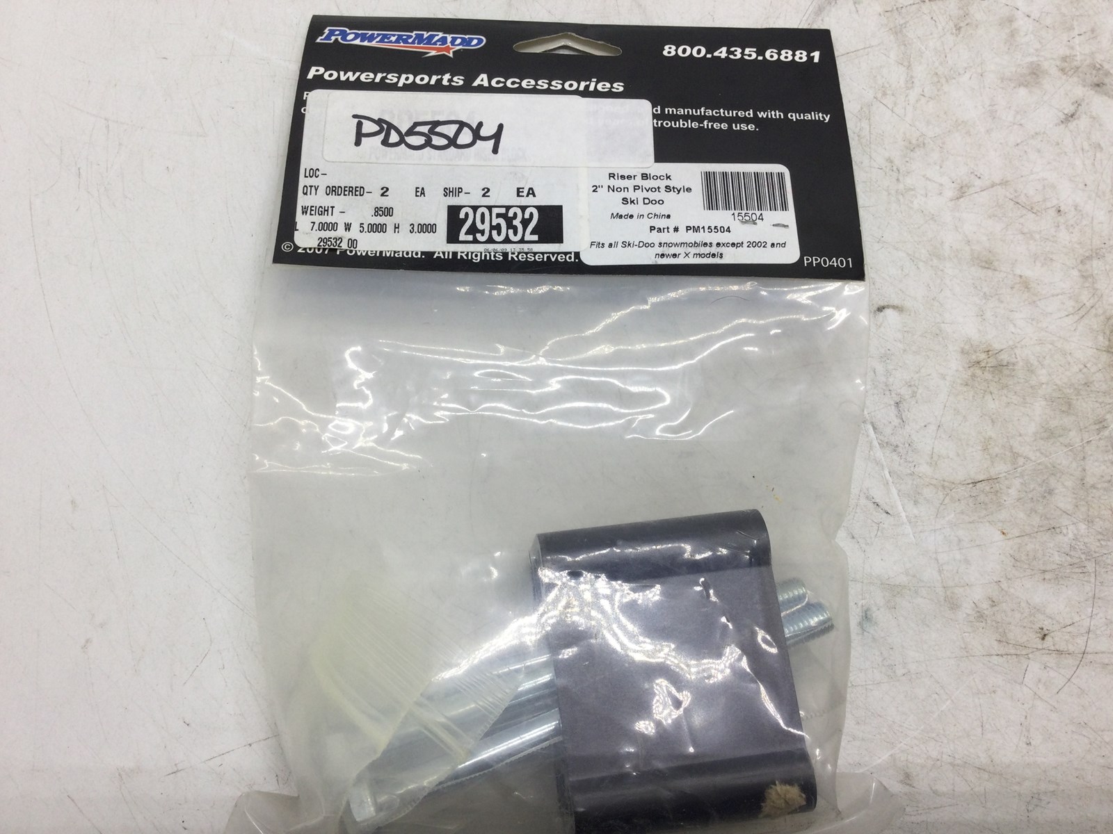 2001 Ski-Doo 2" Riser Block - Image 3