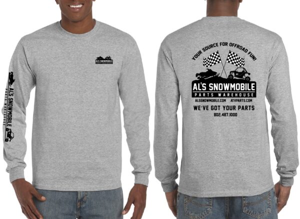 AL's Long Sleeve T-Shirt - Grey - LG