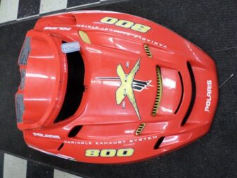 2002 Polaris hood - red