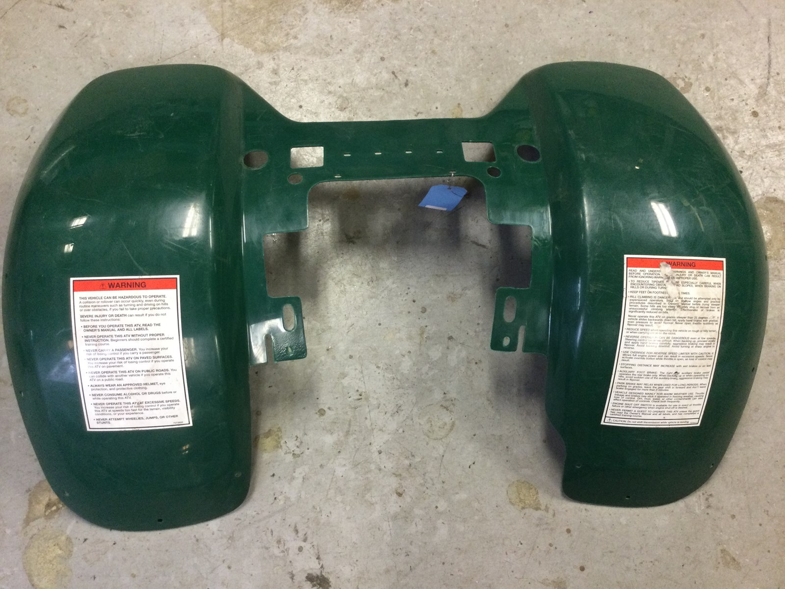 1992 Polaris Trail Boss 350L - front fender - green