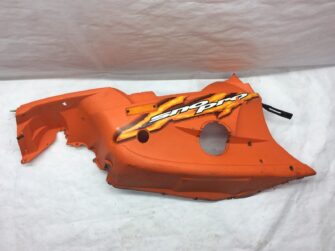 2005 Arctic Cat belly pan - LH - orange