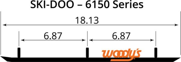 Woody's 4" Extender III Carbide Runners