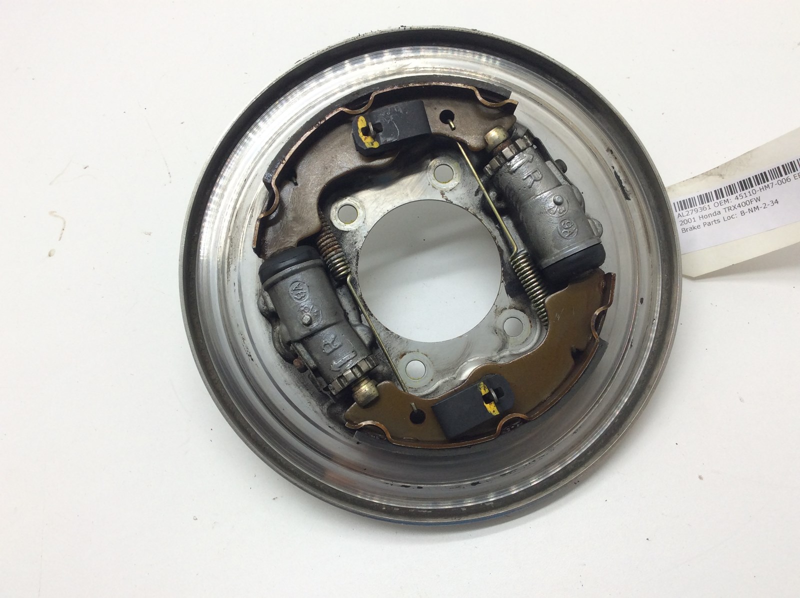 2001 Honda Right Front Brake Plate - Image 4