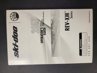 2017 Ski-Doo REV-XM Series Operator's Manual