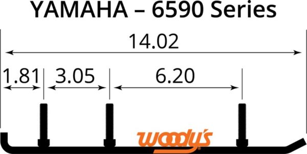 Woody's 4" Extender III Carbide Runners - Image 4