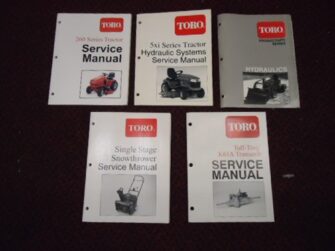 Assorted Toro Service Manuals