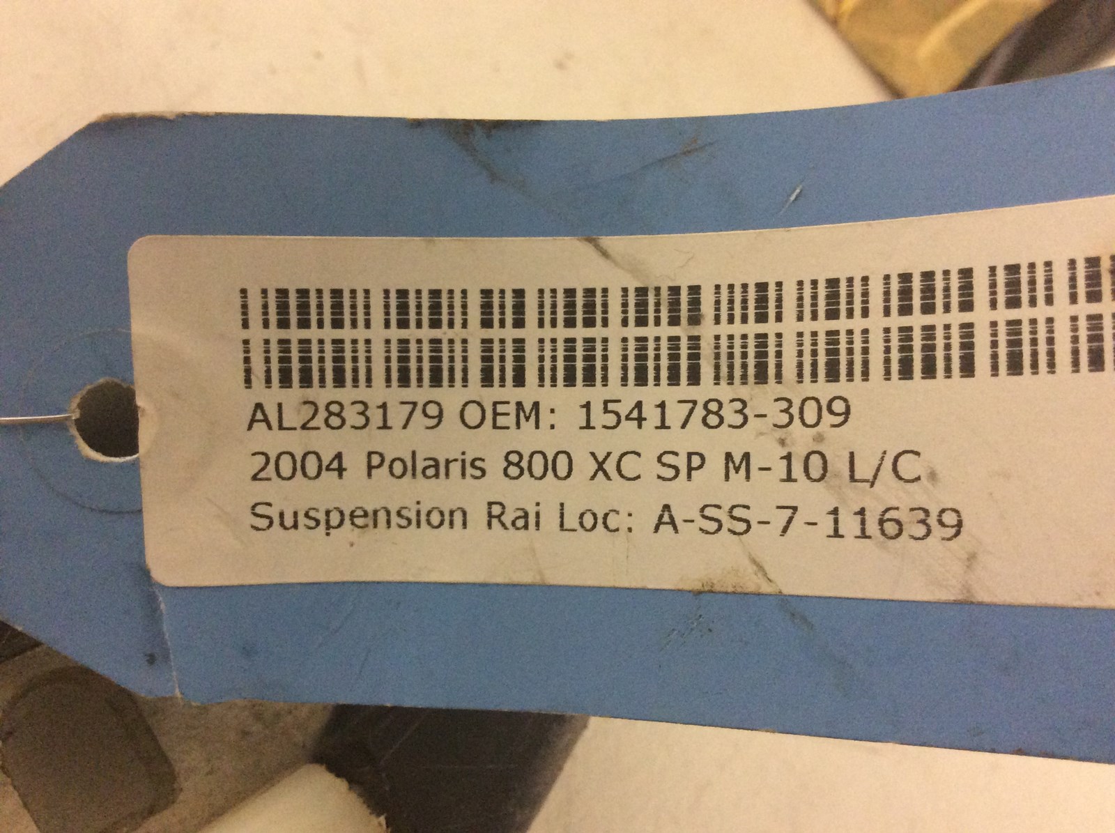 2004 Polaris RH Suspension Rail - Image 5