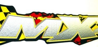 2001 Ski-Doo decals - MXZ w/CHECKED FLAG