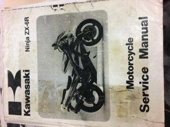 Ninja ZX-6R motorcycle service manual