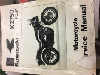 1980-1988 KAWASAKI MOTORCYCLE KZ750 FOUR SERVICE MANUAL