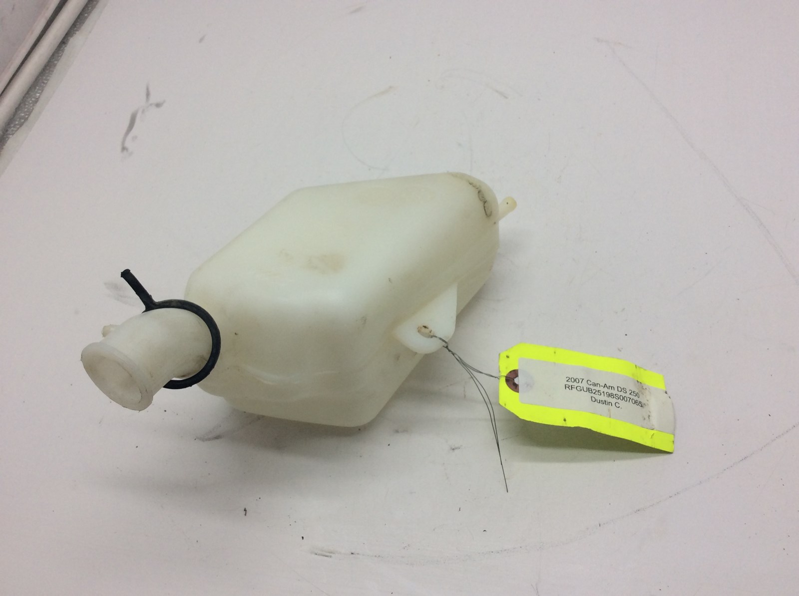 2007 Can-Am DS 250 Coolant Reserve Tank - Image 4