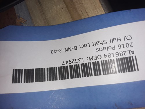 2016 Polaris Ranger XP 900 Rear Half Shaft - Image 5