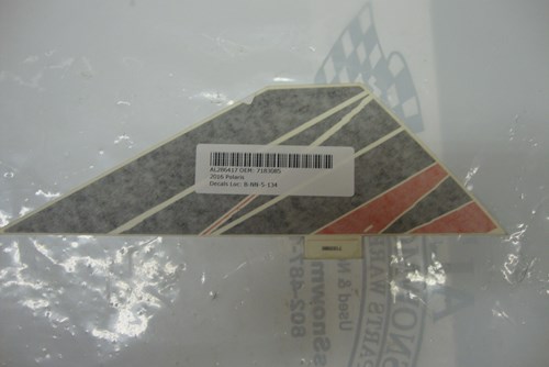 2016 Polaris RH Front fender decal - RZR XP 1000 (VDE99MAM)