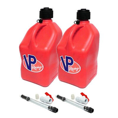 VP RACING SQUARE RED MOTORSPORTS CONTAINER WITH HOSE SPECIAL