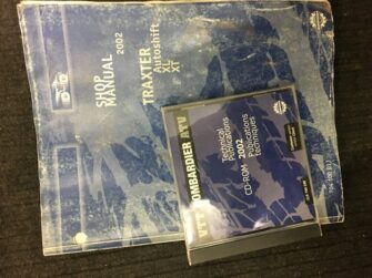 2002 Bombardier service manual w/ CD