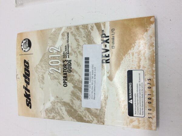 2012 Ski-Doo Owner's Manual - Image 2