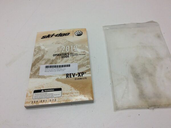 2012 Ski-Doo Owner's Manual