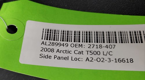 2008 Arctic Cat Side Panel - Left - Image 5