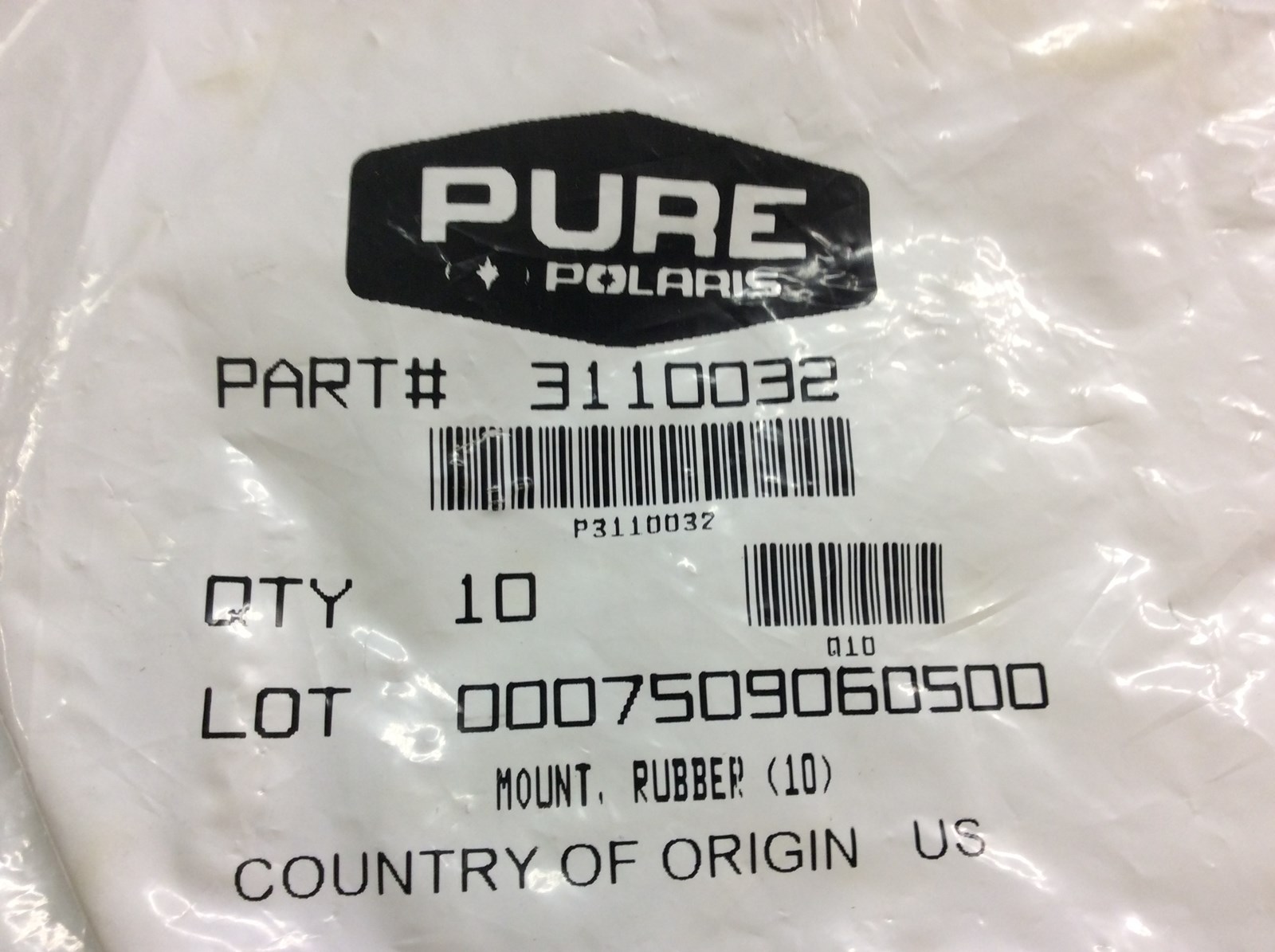 2002 Polaris Rubber Mounts