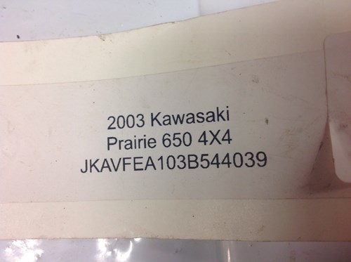 2003 Kawasaki Foot peg - Image 3