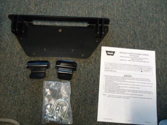 New Kawasaki OEM Warn Plow Mount Kit Kaf90223